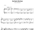 He Sent His Son Sheet Music (Digital PDF)
