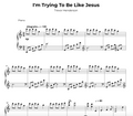 I'm Trying To Be Like Jesus Sheet Music (Digital PDF)